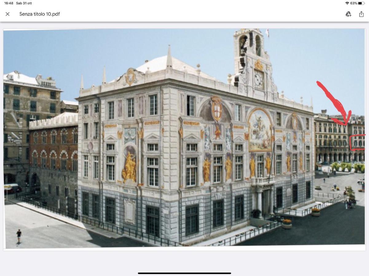 Апартаменты Palazzo San Giorgio Генуя Экстерьер фото